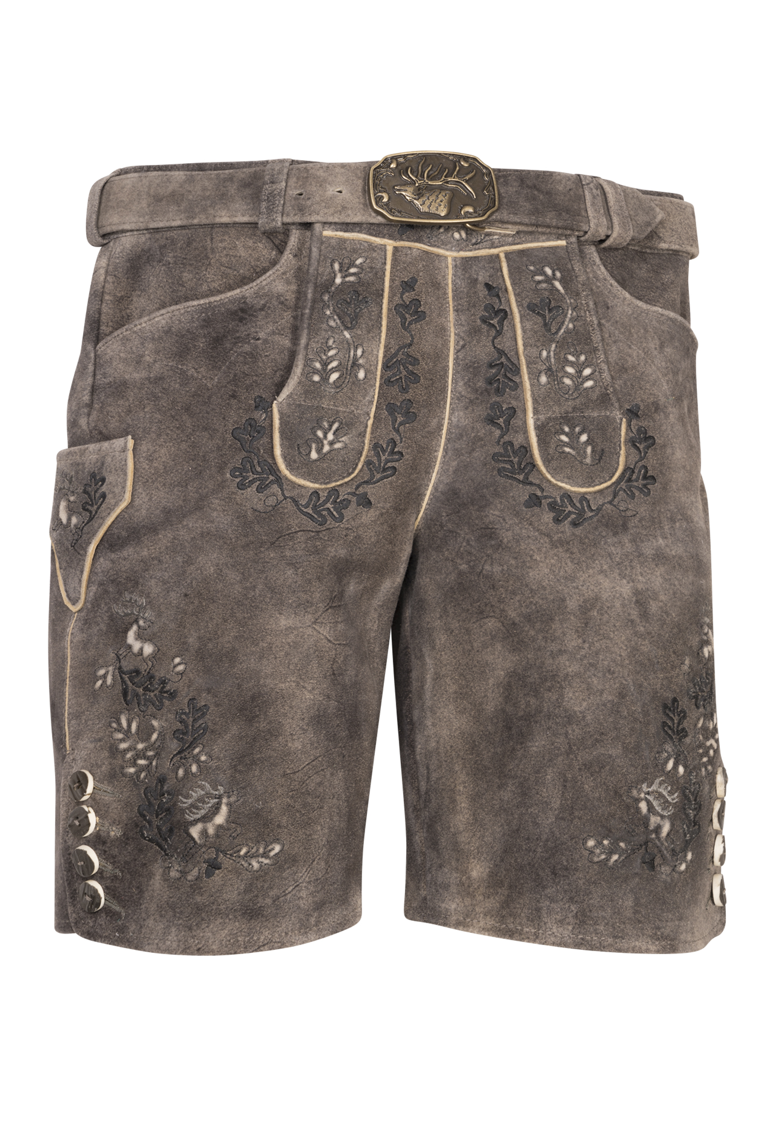 Lederhose von Spieth und Wensky in Schwarz